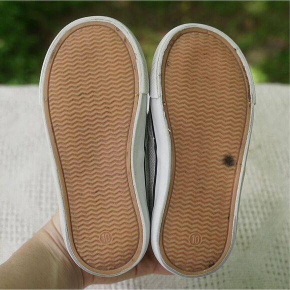 Tommy Bahama Toddler Navy Blue Grey Canvas Sneakers - Picture 8 of 8